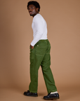 Railroad Denim Work Pants - Gross Green Overdye