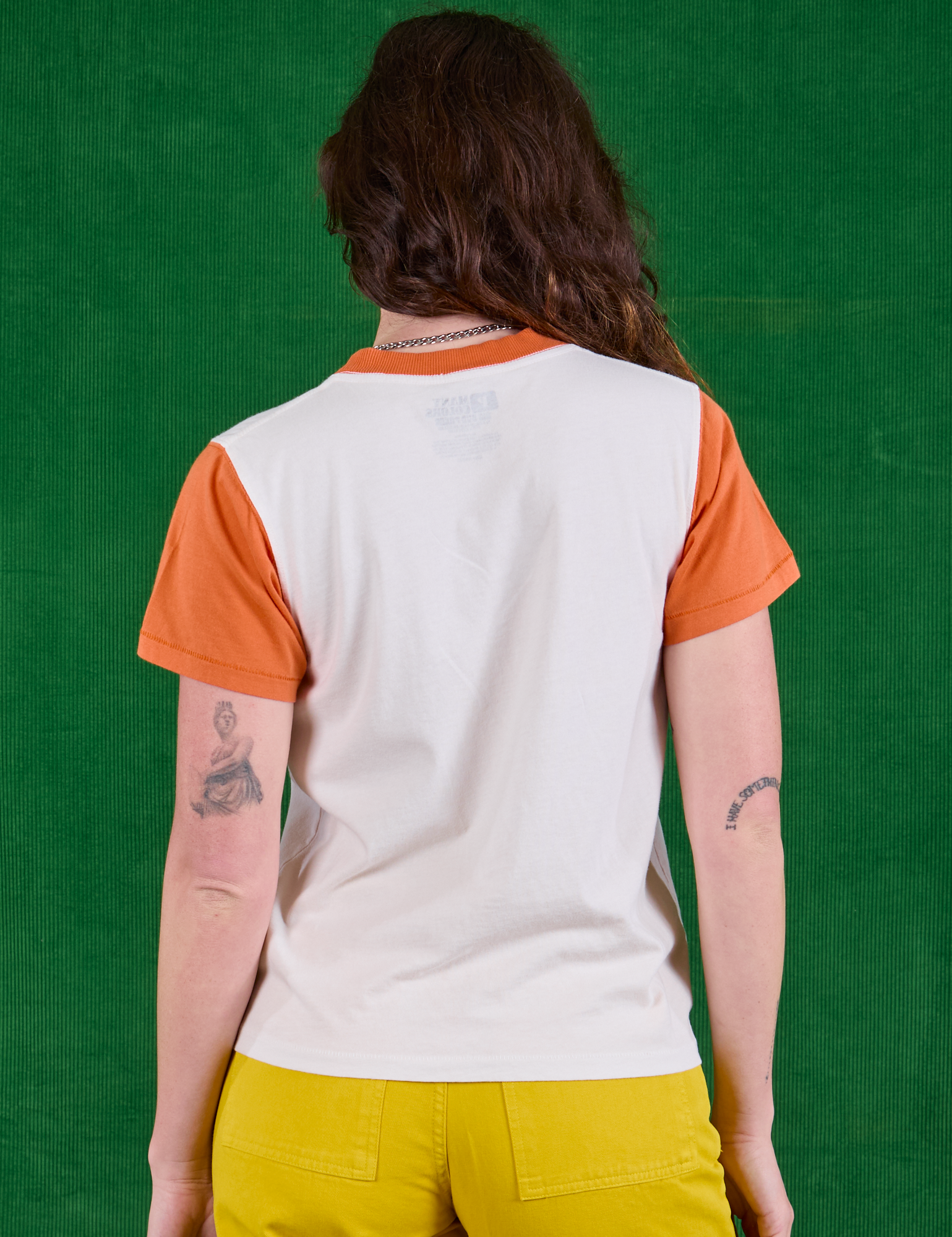 Hollywood Tourist Tee back view on Alex