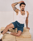 Trouser Shorts - Lagoon