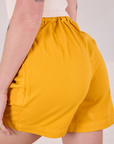 Trouser Shorts - Mustard Yellow