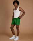 TRY-A-STYLE - Athletic Shorts - Forest Green *FINAL SALE*