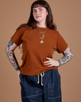 Burly Tee - Burnt Terracotta