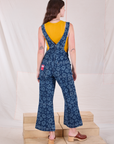 Carpenter Overalls in Lazy Daisy back view on Alex