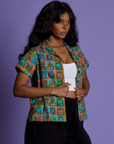 *PRE-ORDER* Halloween Icons Pantry Button-Up