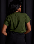 Vintage Tee in Papercut back view on Kandia