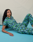 Shahana is wearing Angel Print Jumpsuit
