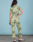Ocean and Sky Jumpsuit back view on Alex