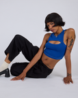 Porthole Tank - Royal Blue
