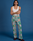 Work Pants in Quilt Print worn by Anthony