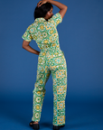 Spring Quilt Print Jumpsuit
