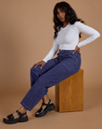 Railroad Denim Work Pants - Faded Grape Overdye