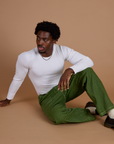 Railroad Denim Work Pants - Gross Green Overdye