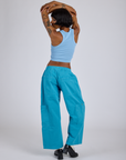 Drop Pocket Cargo Pants - Hawaiian Blue