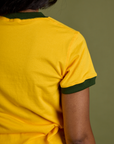 Vintage Ringer Tee - Sunshine Yellow