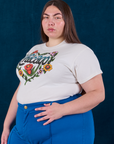 Chicago Tourist Tee side view on Marielena