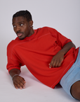 Burly Jersey - Mustang Red