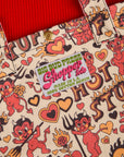 Hot Stuff Printed Shopper Tote close up