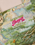 Ocean and Sky Printed Shopper Tote close up
