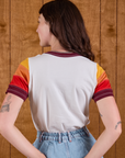 Calypso Tee in Desert back view on Alex