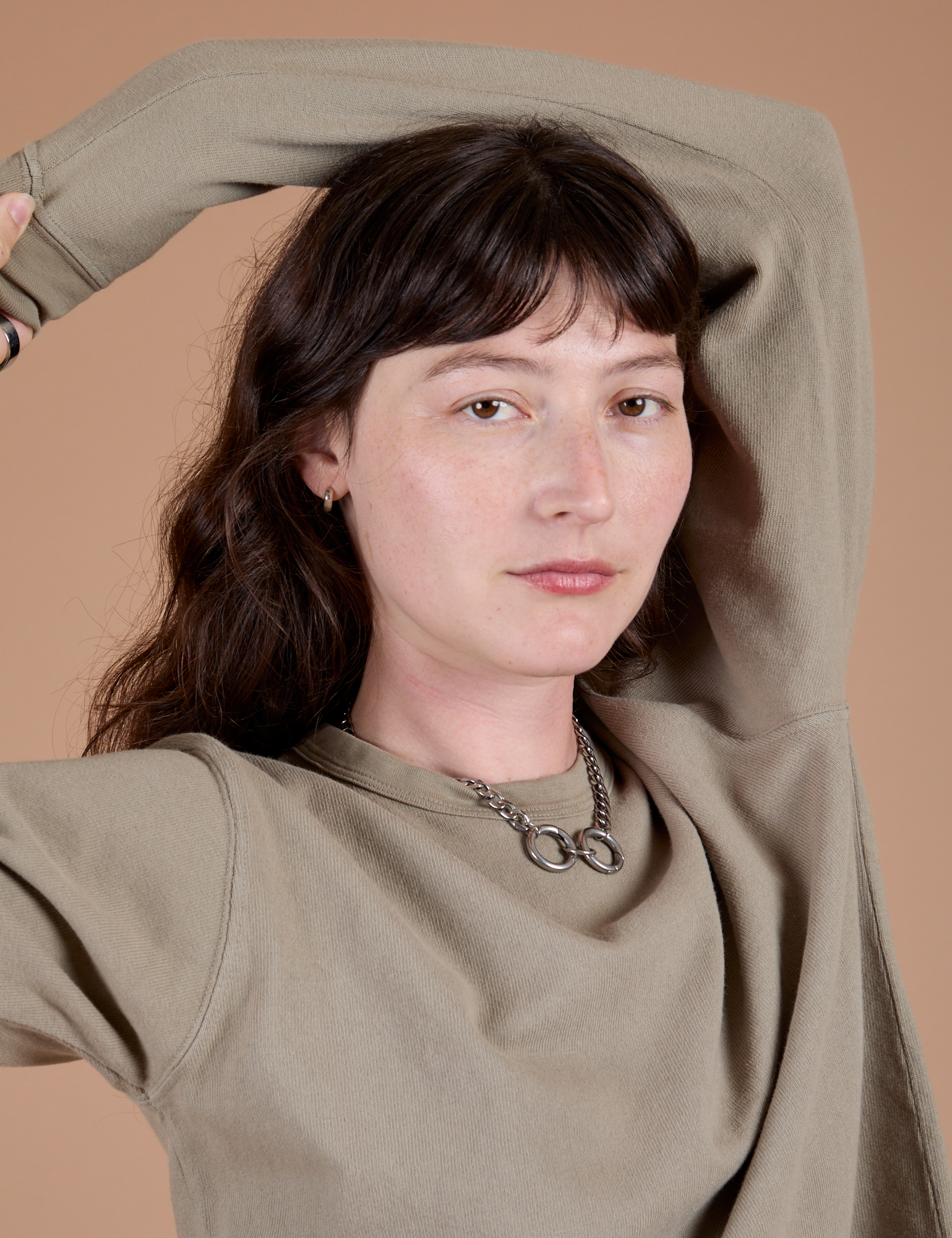 Long Sleeve Burly Tee - Khaki Grey