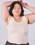Tank Top in Vintage Tee Off-White on Ashley
