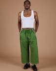 TRY-A-STYLE - Denim Drop Pocket Pants -Green Overdye *FINAL SALE*