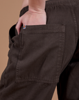 Drop Pocket Cargo Pants - Espresso Brown