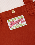 Paprika Shopper Tote close up