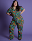 *PRE-ORDER* - Short Sleeve Jumpsuit - Halloween Icons