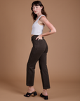 Organic Work Pants - Espresso Brown