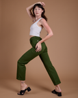 Organic Work Pants - Evergreen