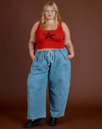 Icon Cropped Tank - Red Star
