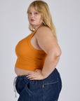 Cropped Tank Top - Creamsicle Orange