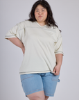 Burly Jersey - Vintage Tee White