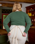 Kitchen Collection Full Apron back view on Juliet