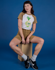 Produce Raglan Tee in Onion on Alex