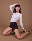 Classic Work Shorts - Espresso Brown