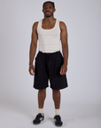 Drawstring Shorts - Basic Black