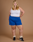 TRY-A-STYLE - Athletic Shorts - Royal Blue *FINAL SALE*