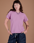Burly Tee - Lilac Purple
