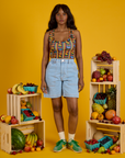 Cropped Tank - Fruit Fantasy