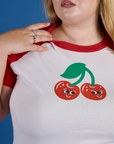 Produce Raglan Tee - Cherry
