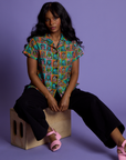 *PRE-ORDER* Halloween Icons Pantry Button-Up