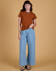 The Organic Vintage Tee - Burnt Terracotta