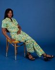Spring Quilt Print Jumpsuit