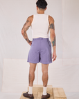 Trouser Shorts - Faded Grape