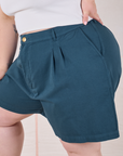 Trouser Shorts - Lagoon