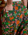 Close up of Alex's hand in the back pocket of Drop Pocket Cargo Pants in Kitchen Collection