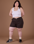 Classic Work Shorts - Espresso Brown