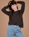 Long Sleeve Burly Tee - Espresso Brown